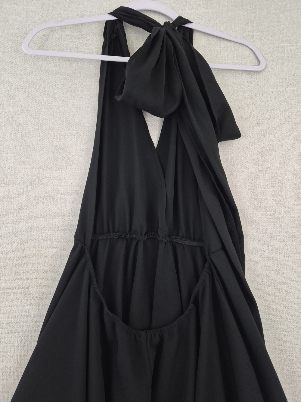 SHEIN Black Halter Neck Mini Dress Size M (SKU 0133) - Picture 9 of 14